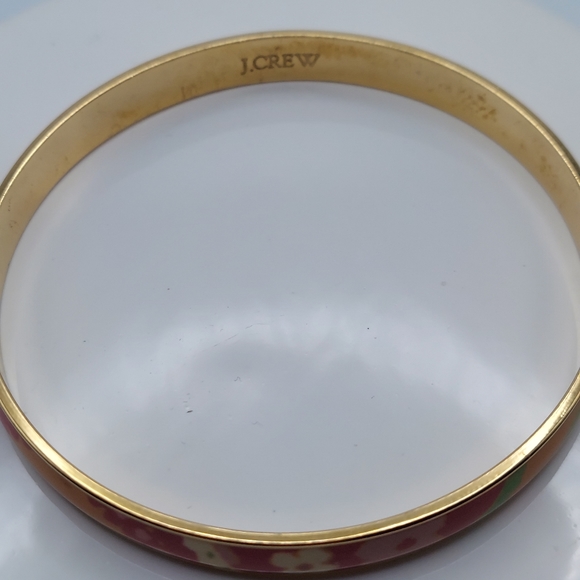 J.Crew Floral Design Thin Bangle Bracelet, GC. - Picture 11 of 12